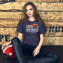 Load image into Gallery viewer, Dogs Over People Short-Sleeve Unisex T-Shirt - Dogs Over People