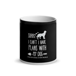 I Prefer Dogs Over People Glossy Magic Mug - Dogs Over People 