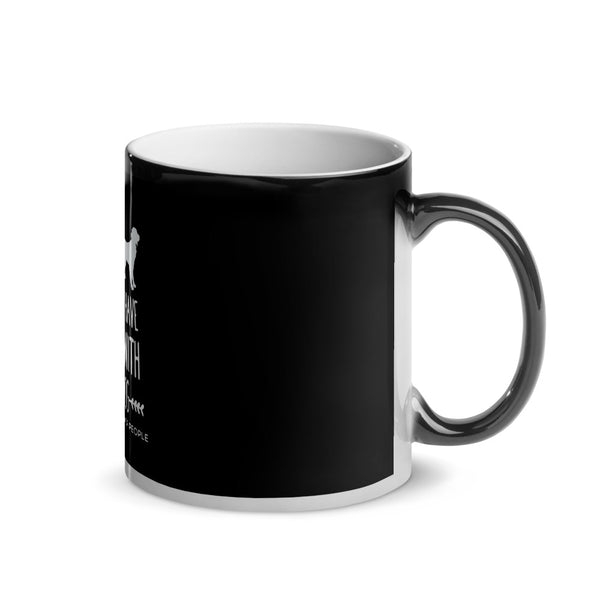 I Prefer Dogs Over People Glossy Magic Mug - Dogs Over People 