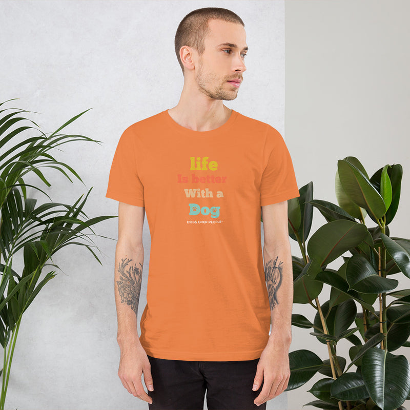 Dogs Over People Short-Sleeve Unisex T-Shirt - Dogs Over People 