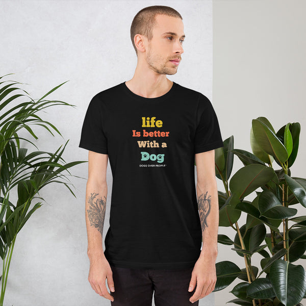 Dogs Over People Short-Sleeve Unisex T-Shirt - Dogs Over People 