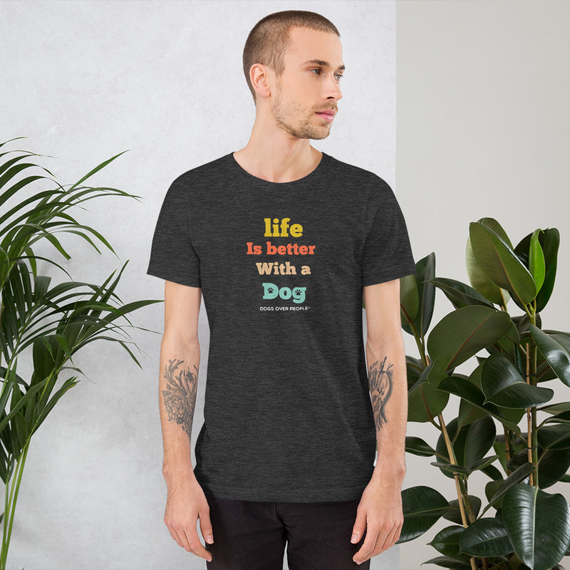 Dogs Over People Short-Sleeve Unisex T-Shirt - Dogs Over People 