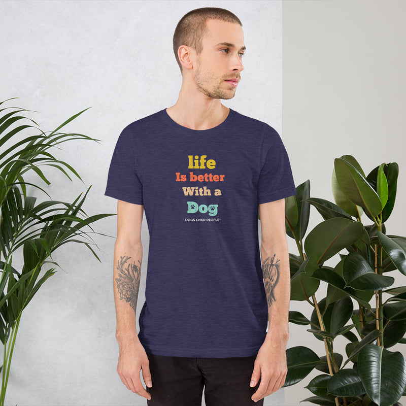 Dogs Over People Short-Sleeve Unisex T-Shirt - Dogs Over People 