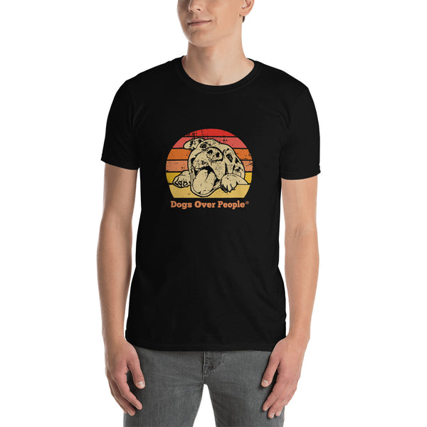 Dogs Over People Short-Sleeve Unisex T-Shirt Face - Dogs Over People 