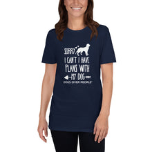 Load image into Gallery viewer, Dogs Over People Short-Sleeve Unisex T-Shirt - Dogs Over People 
