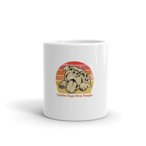 I Prefer Dogs Over People Mug - Dogs Over People 