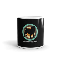 I Prefer Dogs Over People Mug - Dogs Over People 