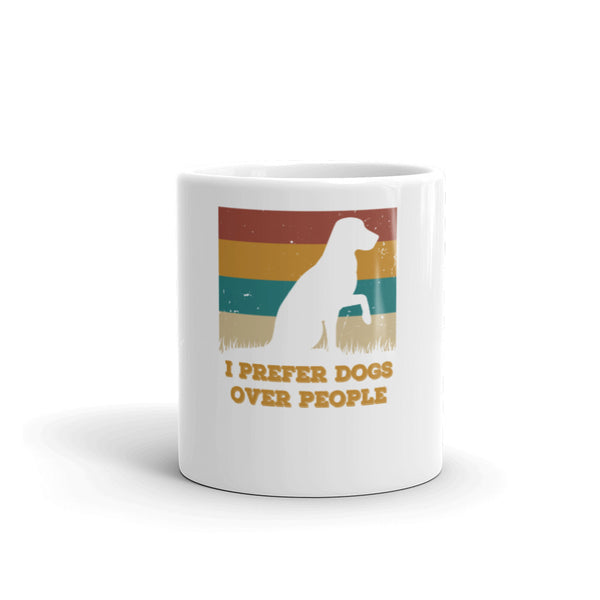 I Prefer Dogs Over People Mug - Dogs Over People 